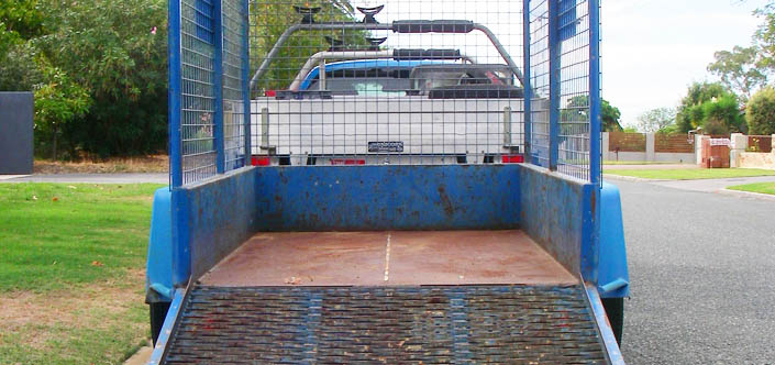 perth trailer hire 6x4 cage