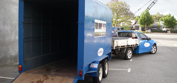 furniture trailer hire perth